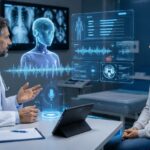 AI clinical documentation system assisting a doctor during a patient consultation