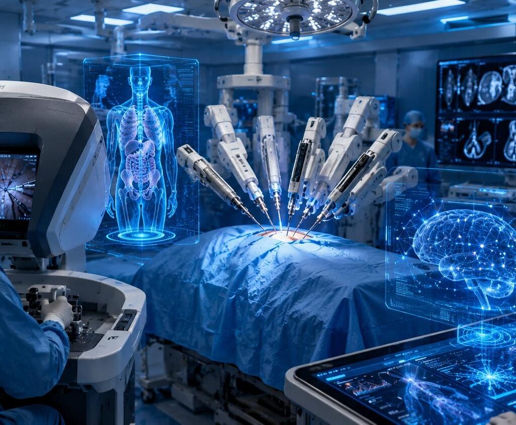 Artificial intelligence supporting robotic surgery in modern hospitals